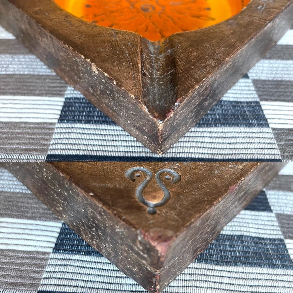 Bitossi Ceramic Ashtray Trinket Tray Pottery Italy Rosenthal Netter Mid Century - Picture 6 of 9